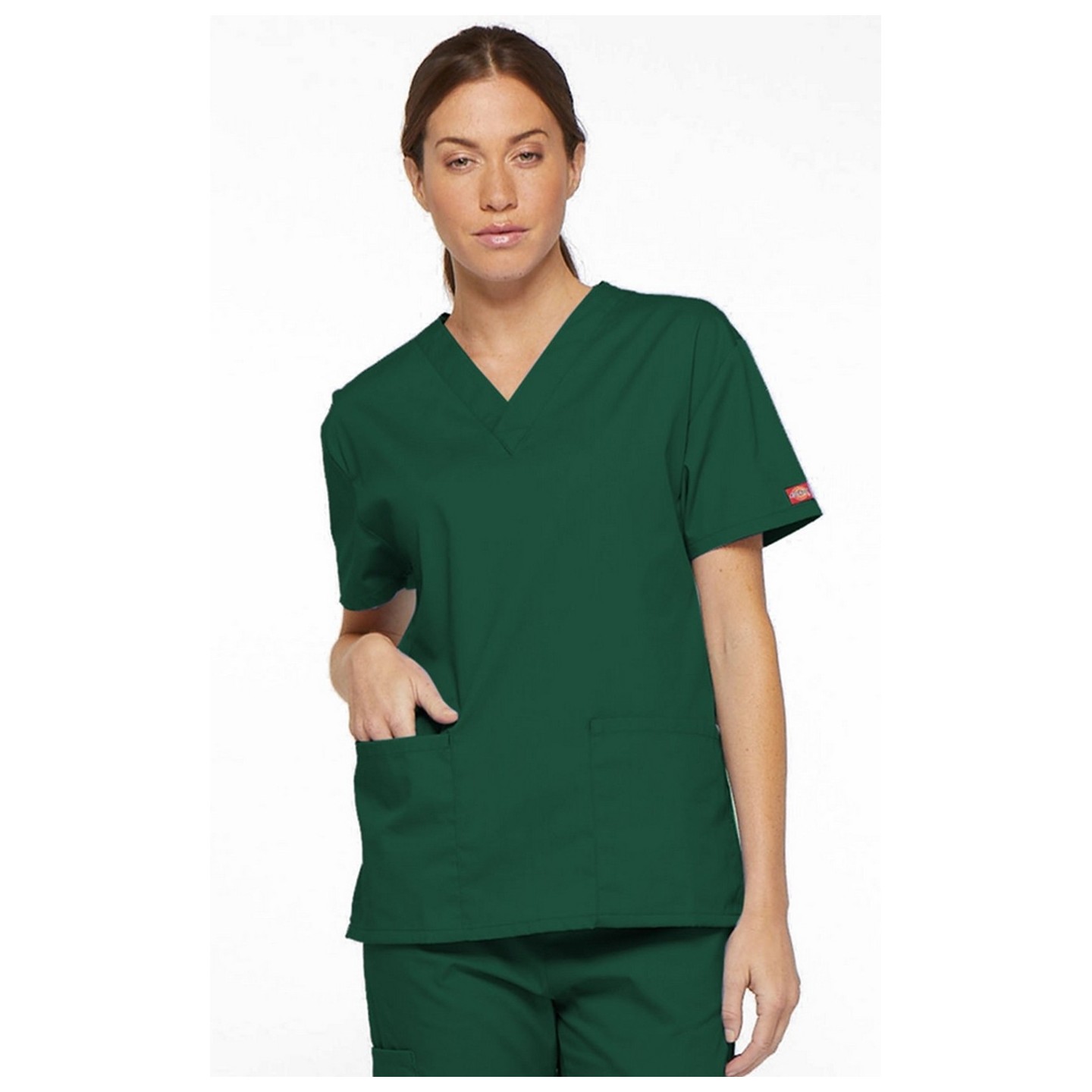 86706 Dickies EDS Signature Haut à Col en V avec 2 Poches