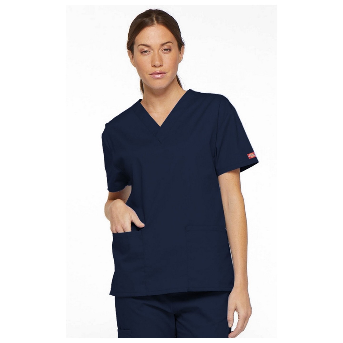 86706 Dickies EDS Signature Haut à Col en V avec 2 Poches