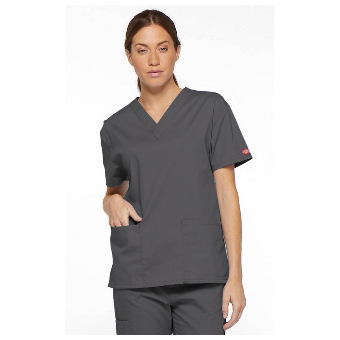 86706 Dickies EDS Signature Haut à Col en V avec 2 Poches