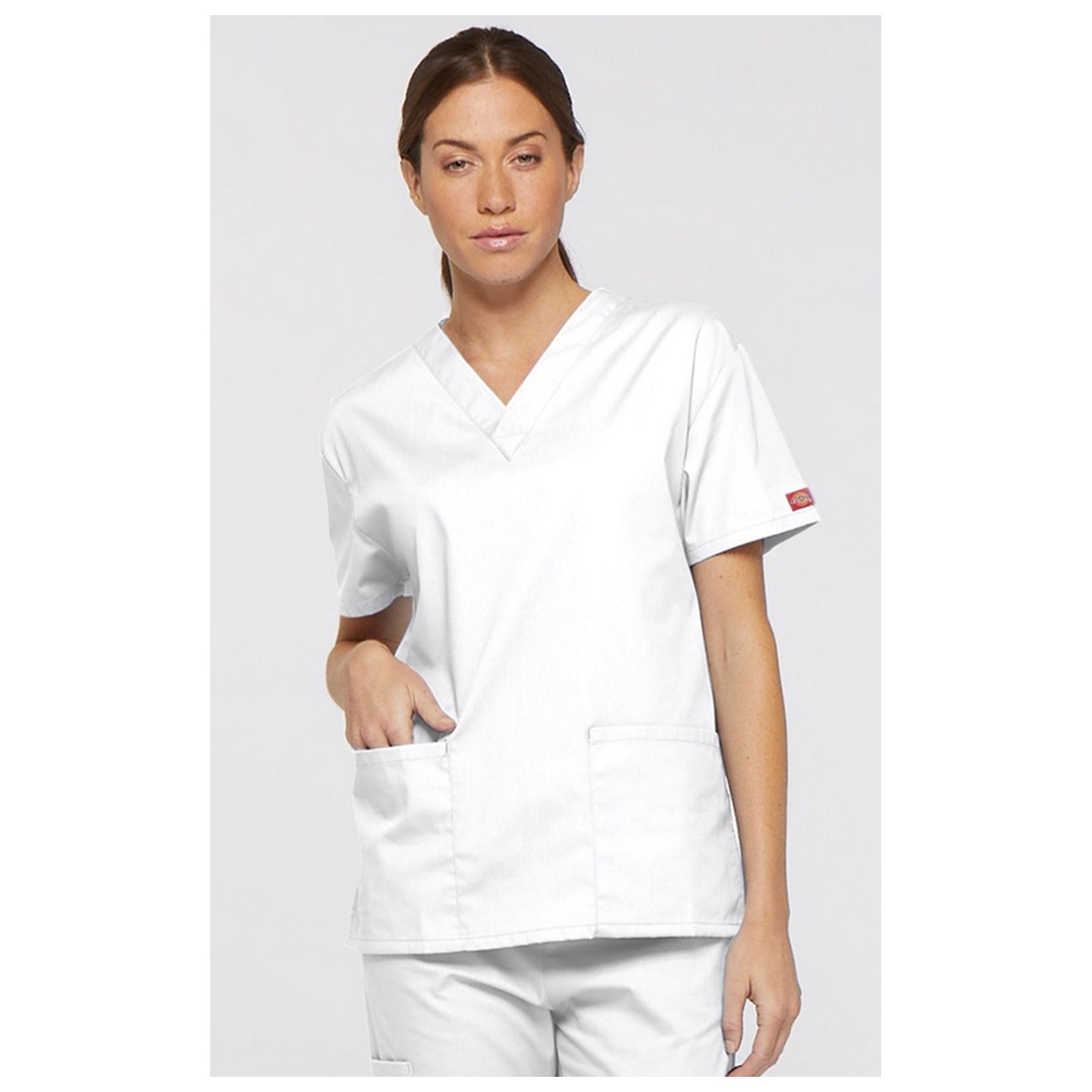 86706 Dickies EDS Signature Haut à Col en V avec 2 Poches