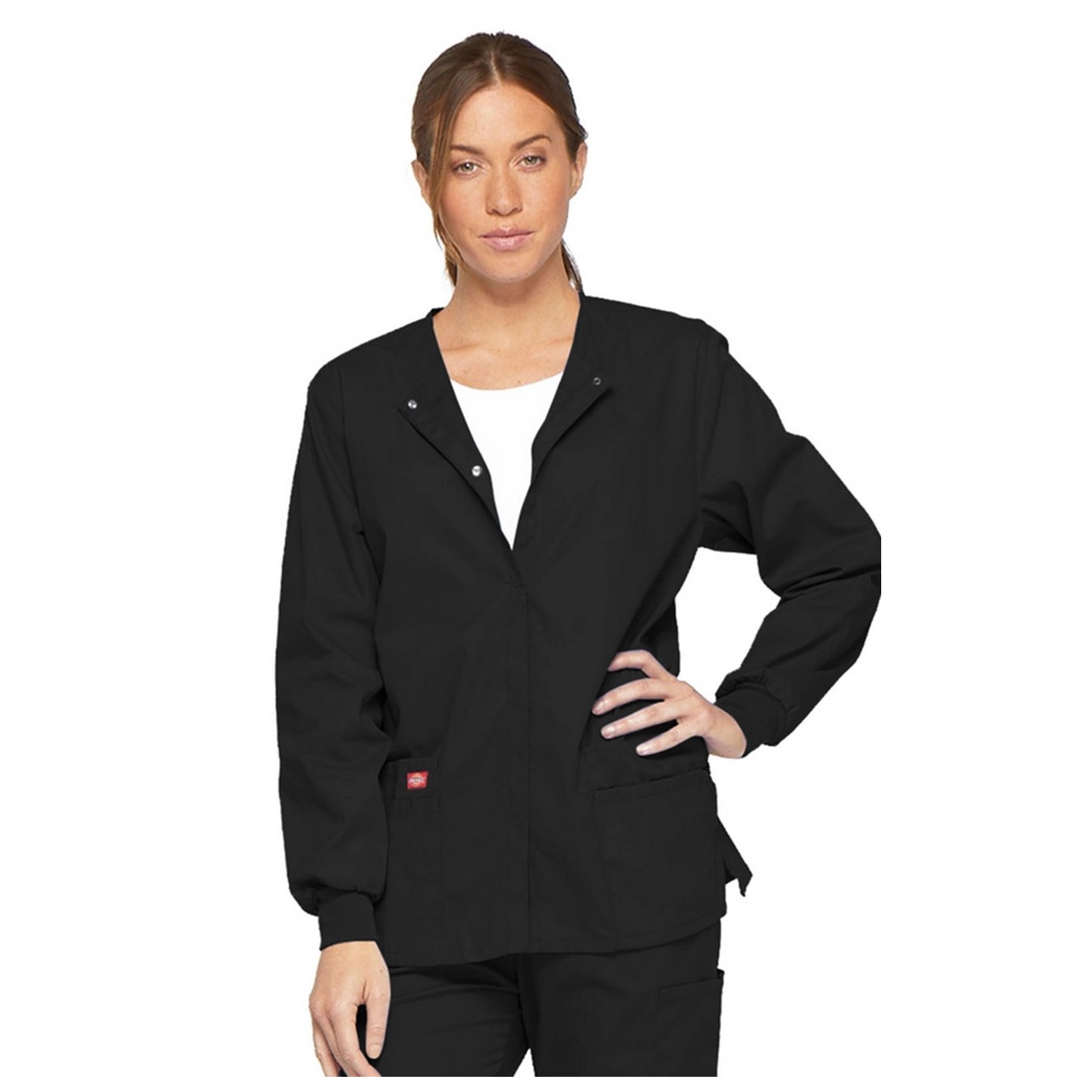 86306 Dickies EDS Signature Gilet d'Échauffement a Fermeture de Pression