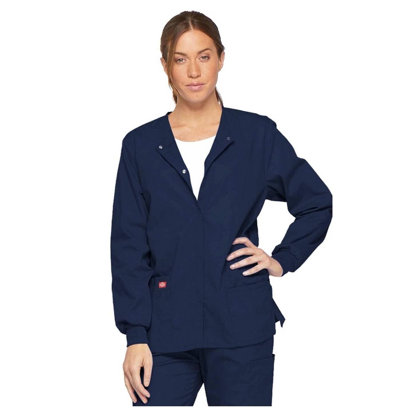 86306 Dickies EDS Signature Snap Front Warm-Up Jacket