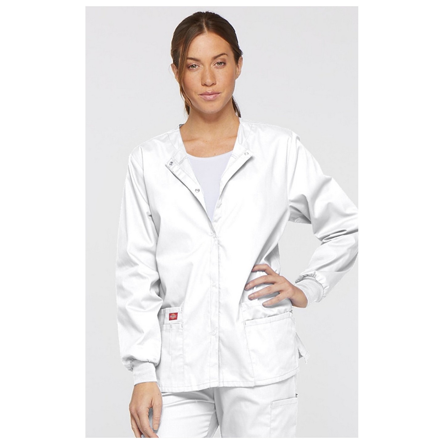 86306 Dickies EDS Signature Snap Front Warm-Up Jacket