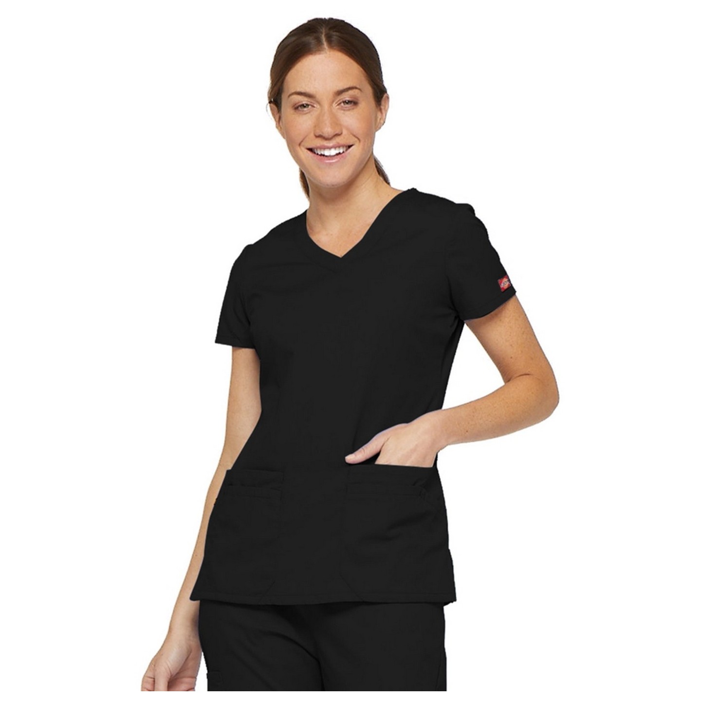 85906 Dickies EDS Signature Haut à Col en V avec 6 Poches