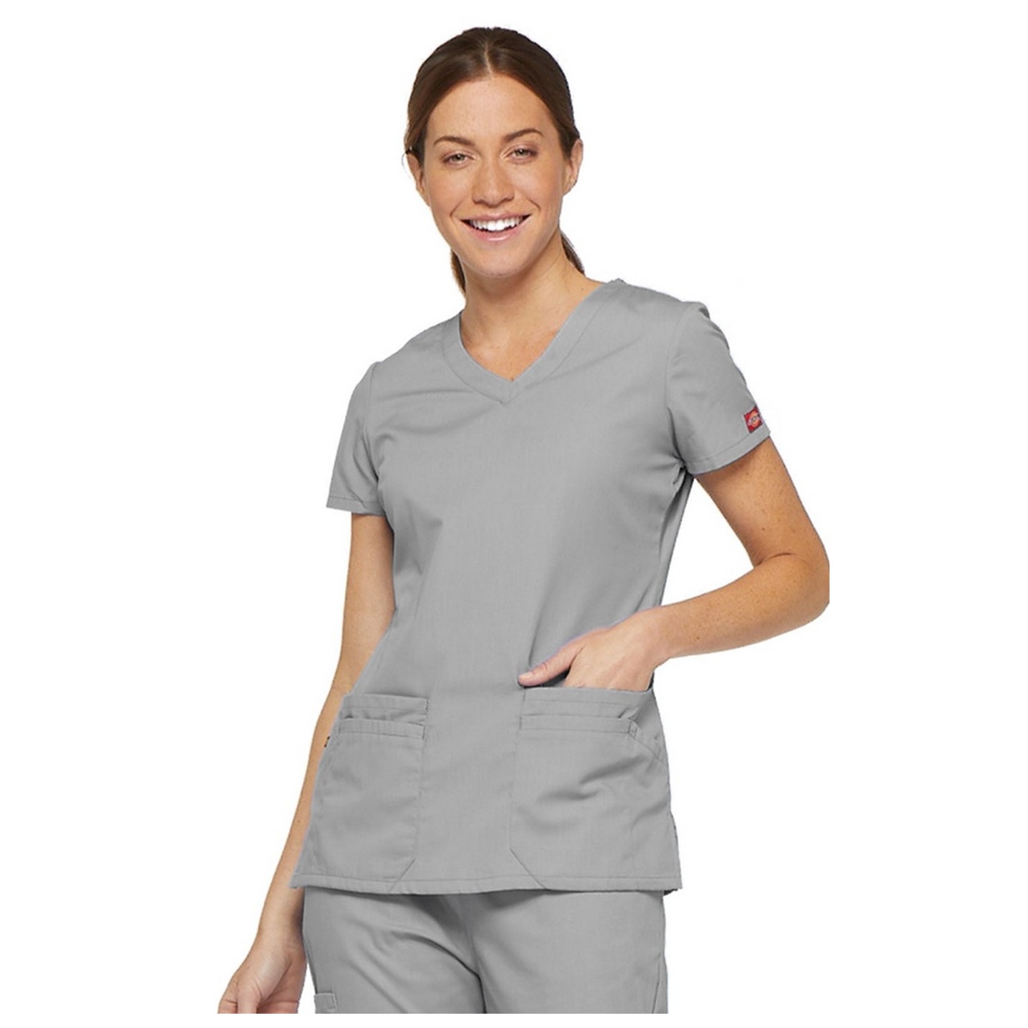 85906 Dickies EDS Signature 6 Pocket V-Neck Top