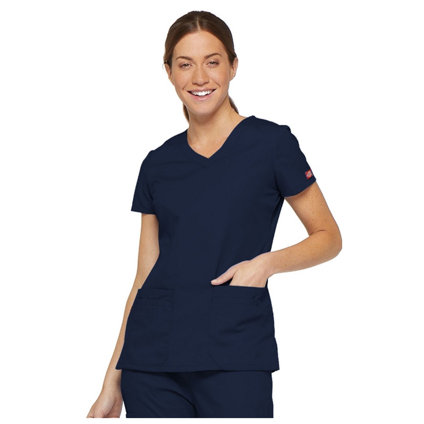 85906 Dickies EDS Signature Haut à Col en V avec 6 Poches