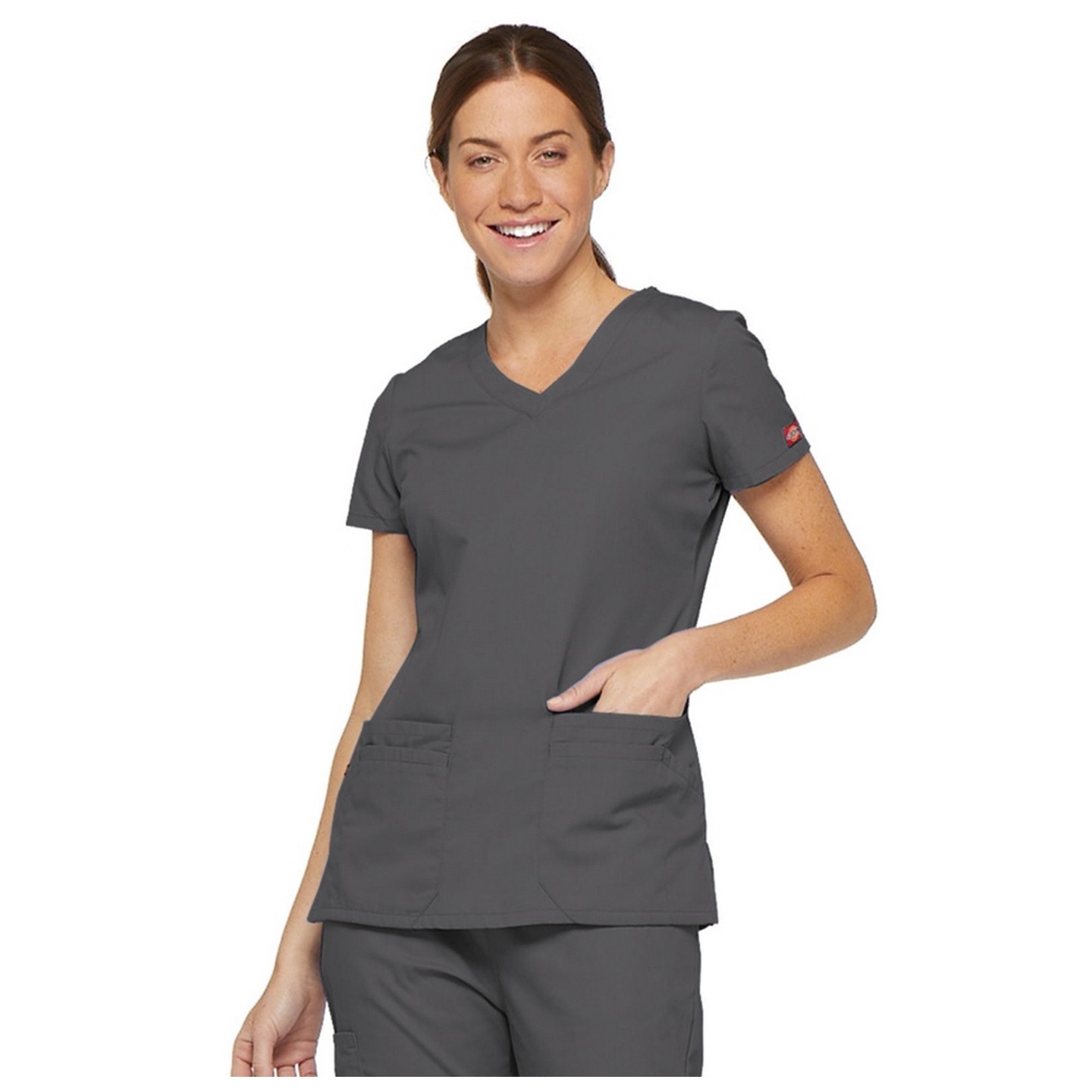 85906 Dickies EDS Signature 6 Pocket V-Neck Top