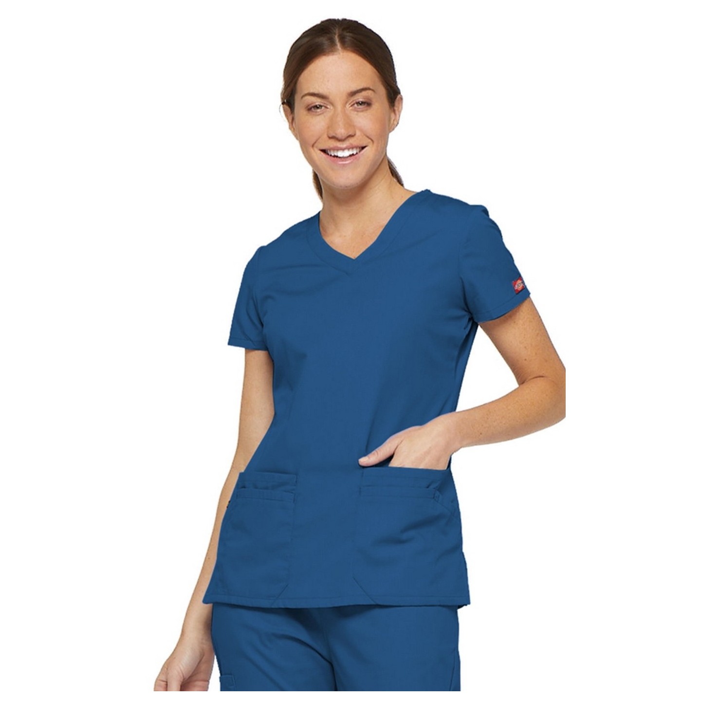 85906 Dickies EDS Signature 6 Pocket V-Neck Top