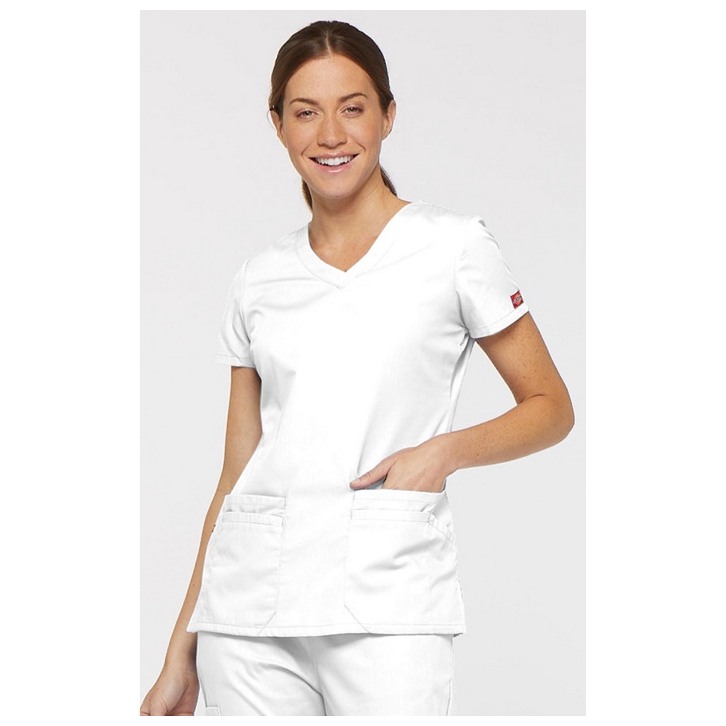 85906 Dickies EDS Signature 6 Pocket V-Neck Top