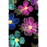 *VENTE FINALE CK634 Top imprimé col V en Digital Daisy - Cherokee Infinity - Antimicrobien