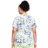 *VENTE FINALE CK637 Top à col V imprimé en Spots Gone Wild - Cherokee