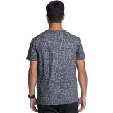 *FINAL SALE CK691 Cherokee Unisex V-Neck Print Top in Instumental Helpers