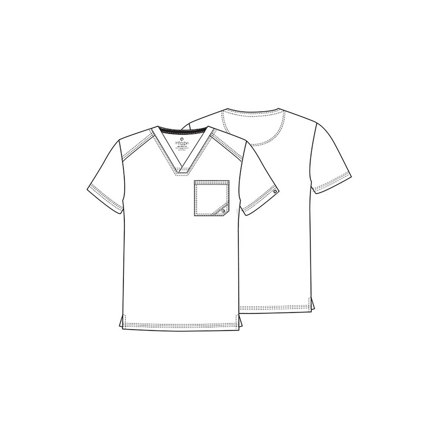 *VENTE FINALE CK902 Cherokee Infinity - Top à col en V pour hommes, coloris Abstract Ways