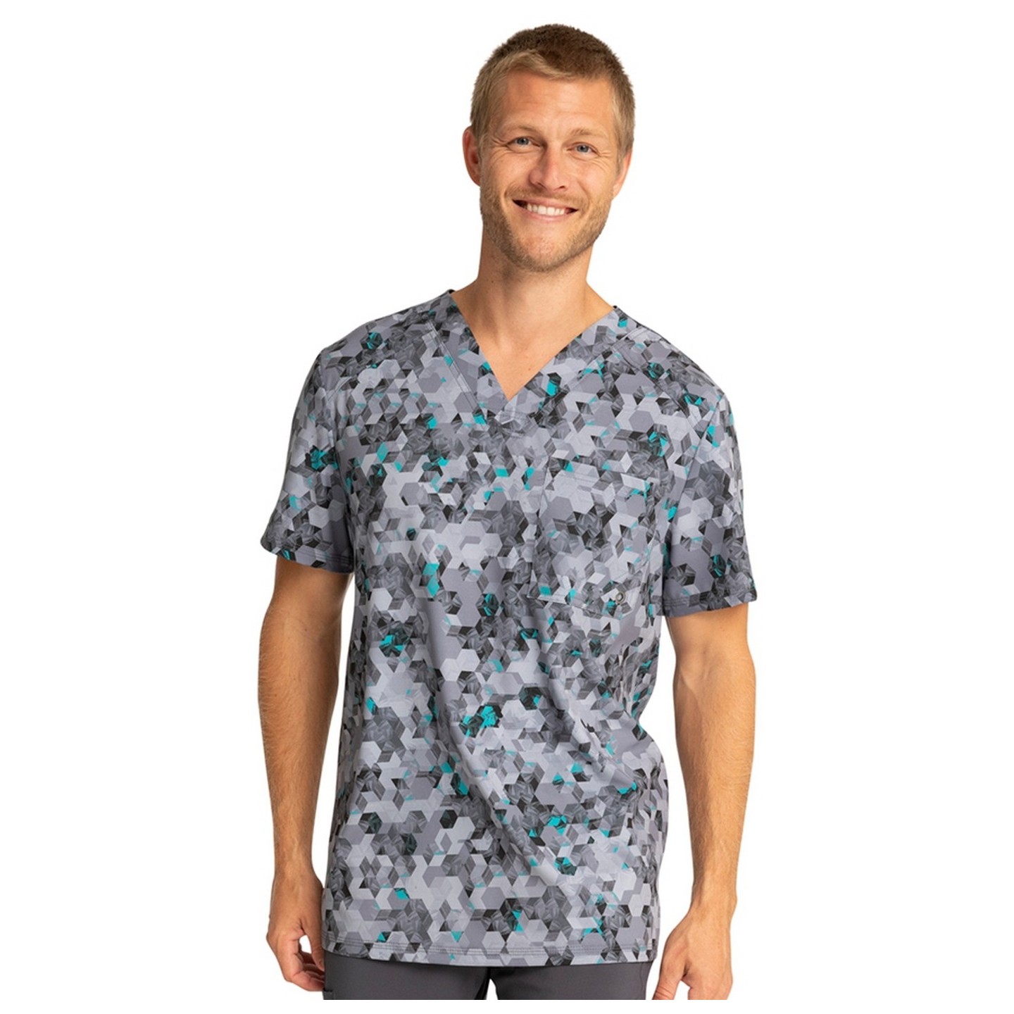 *VENTE FINALE CK902 Cherokee Infinity - Top à col en V pour hommes, coloris Abstract Ways