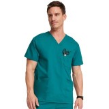 81906 Dickies EDS Signature Haut pour Hommes à Col en V avec 5 Poches