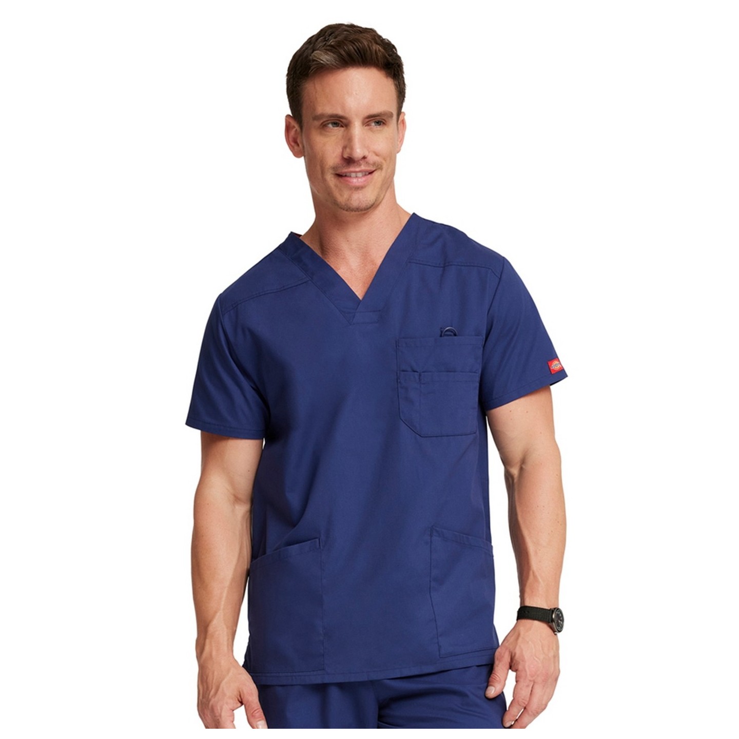 81906 Dickies EDS Signature Men's 5 Pocket V-Neck Top
