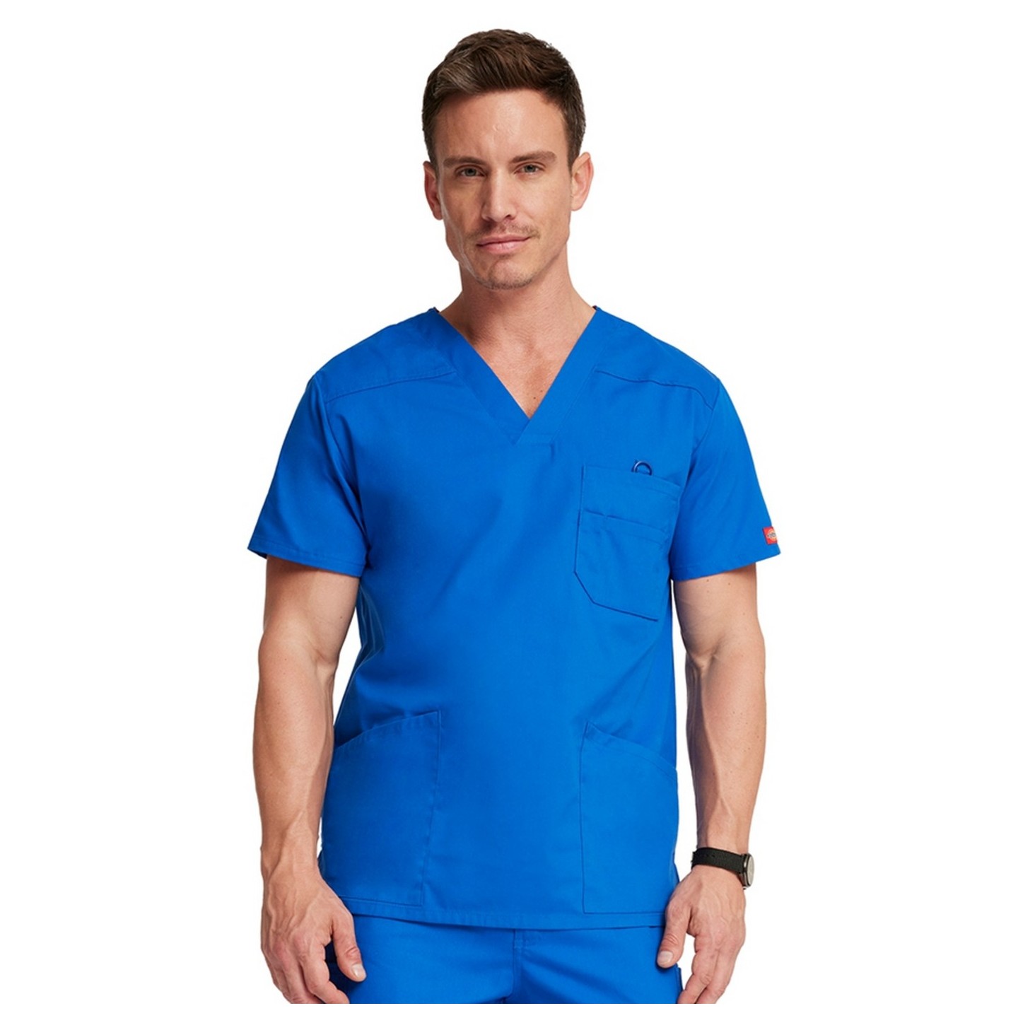 81906 Dickies EDS Signature Haut pour Hommes à Col en V avec 5 Poches