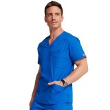 81906 Dickies EDS Signature Men's 5 Pocket V-Neck Top