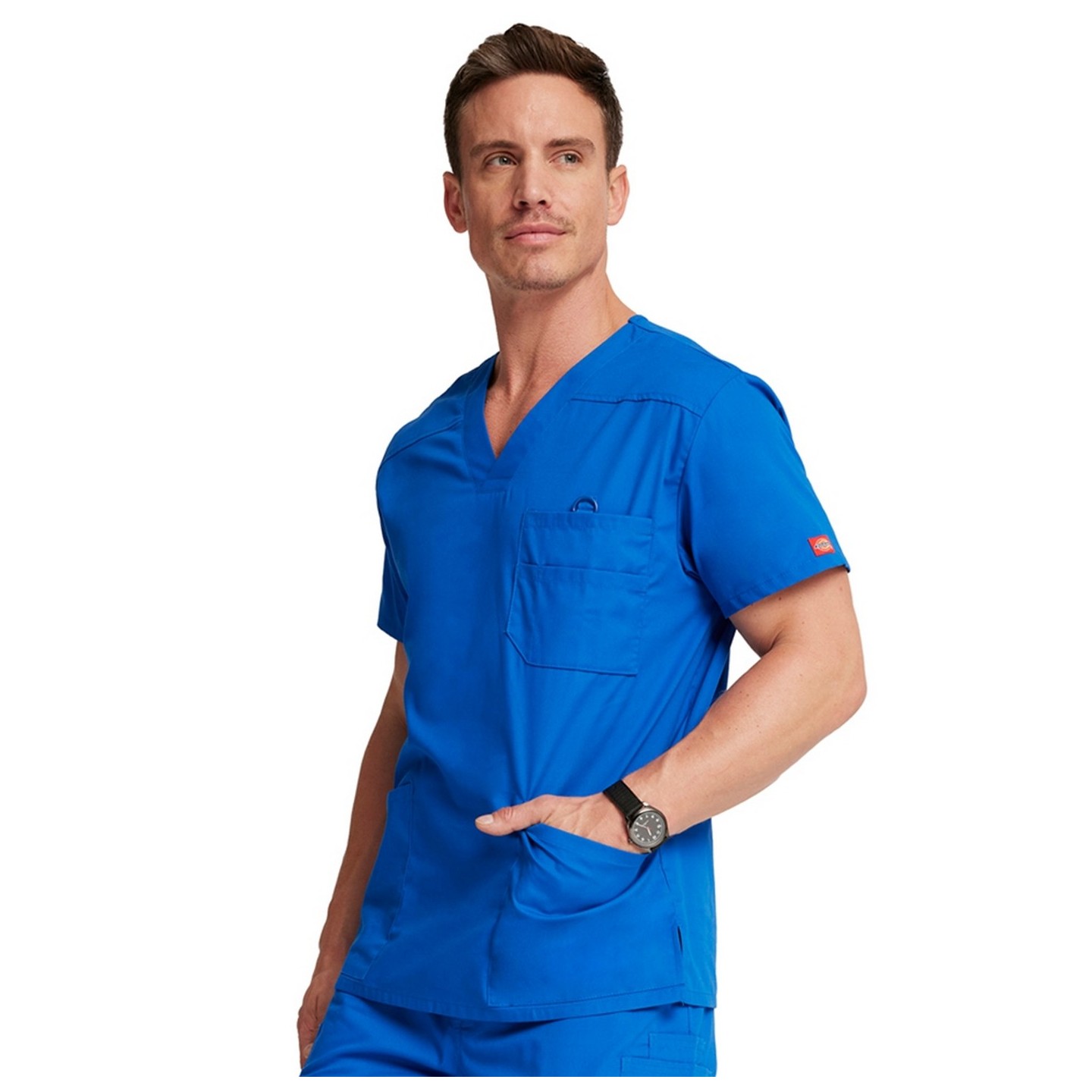 81906 Dickies EDS Signature Men's 5 Pocket V-Neck Top