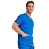 81906 Dickies EDS Signature Haut pour Hommes à Col en V avec 5 Poches