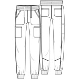 Pantalon de jogging mi-longueur - Cherokee Infinity - Antimicrobien