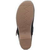 Berry Black Burnished Nubuck Mule by Dansko
