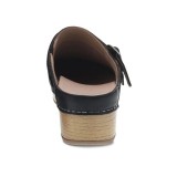 Berry Black Burnished Nubuck Mule par Dansko