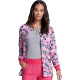 *VENTE FINALE DK309 Veste de survêtement à boutons-pression Dickies Prints en Hoo Cares For You?