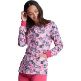 *VENTE FINALE DK309 Veste de survêtement à boutons-pression Dickies Prints en Hoo Cares For You?