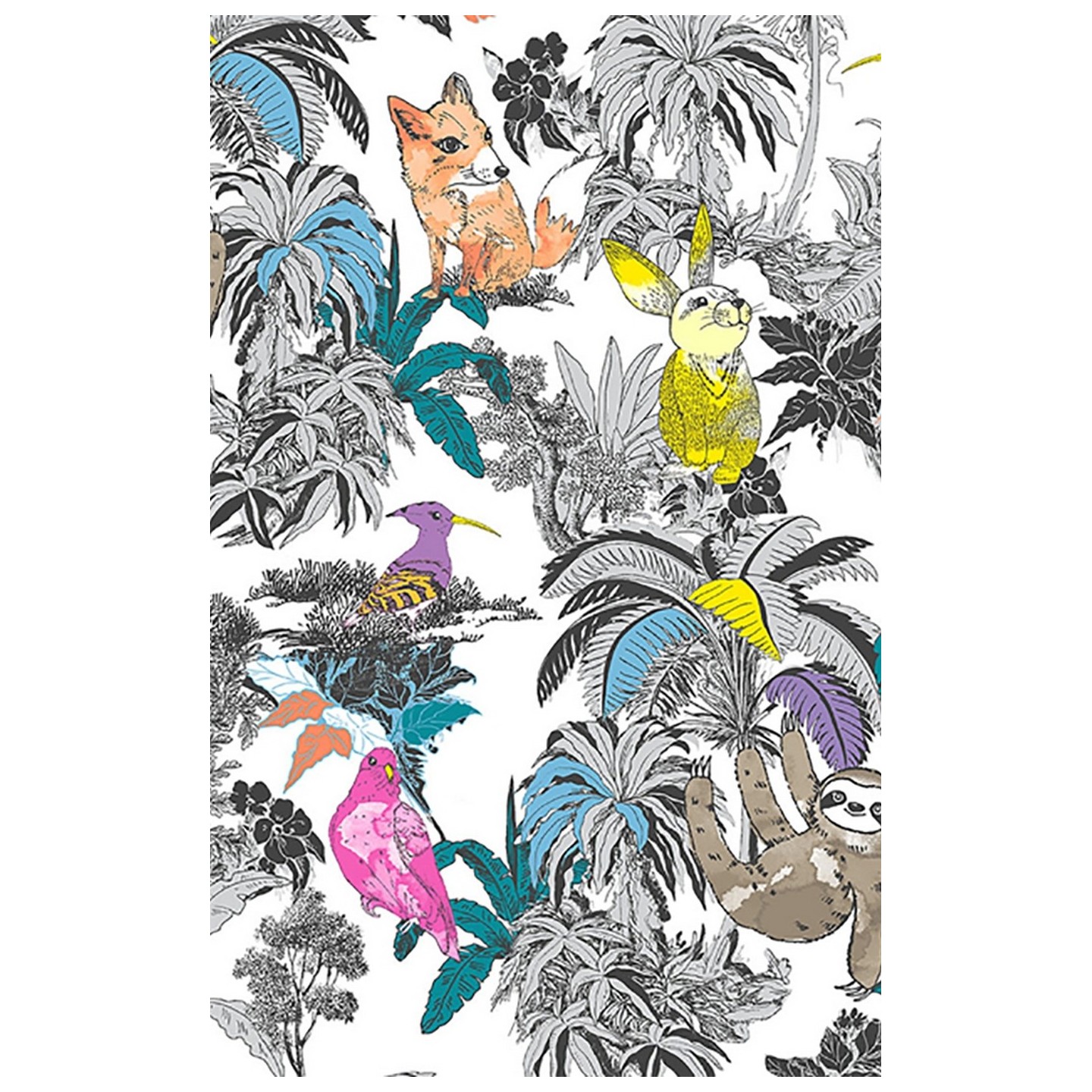 *VENTE FINALE DK704 Dickies - Top à col en V imprimé - Jungle Buddies