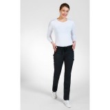 412P Pantalon MOBB confort hausse avec cordon et élastique pour Femmes