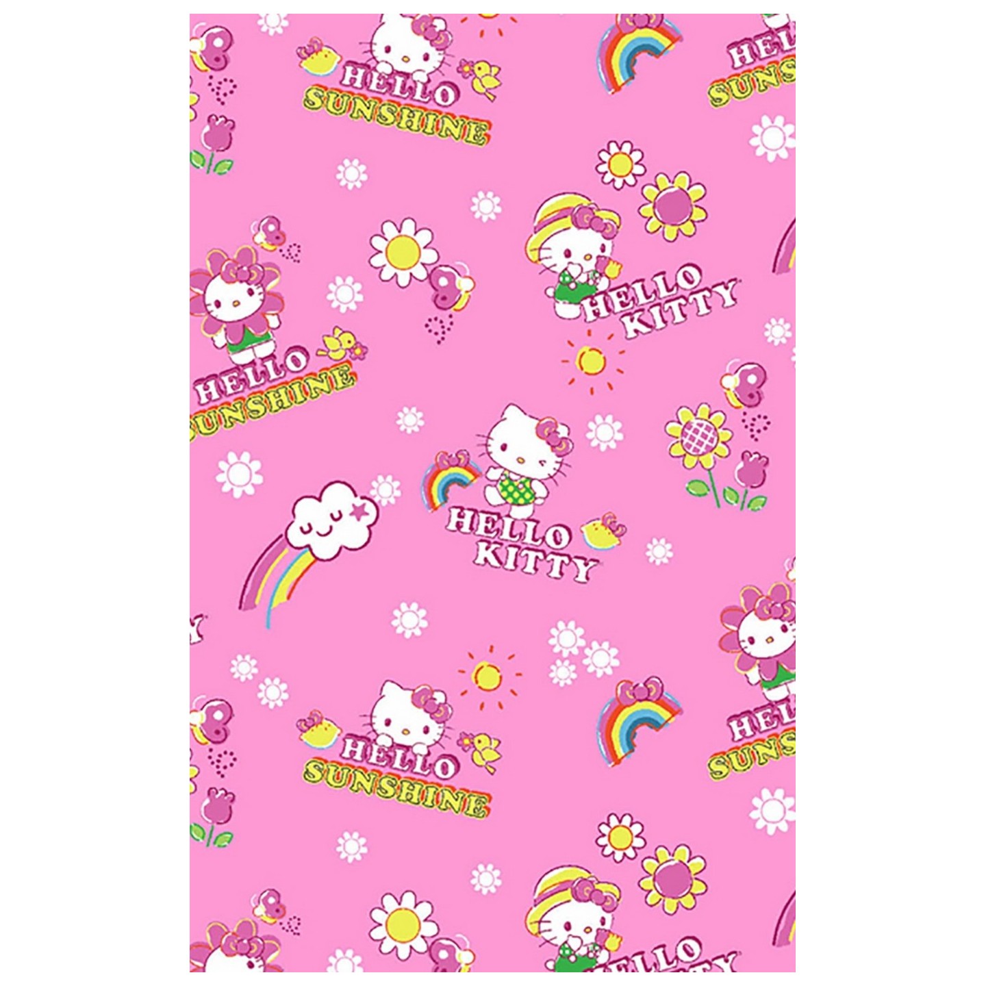 *VENTE FINALE TF770 Cherokee Licensed V-Neck Print Top in Hello Kitty Sunshine