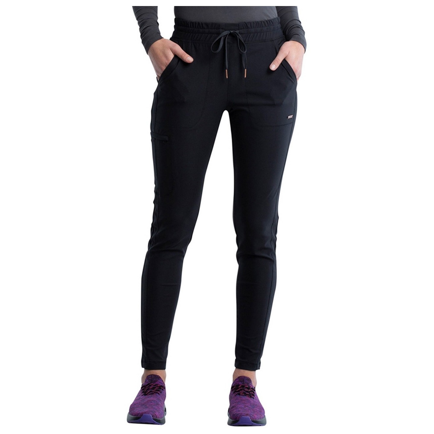 CK095 Mid Rise Tapered Leg Drawstring Pant - Cherokee Form