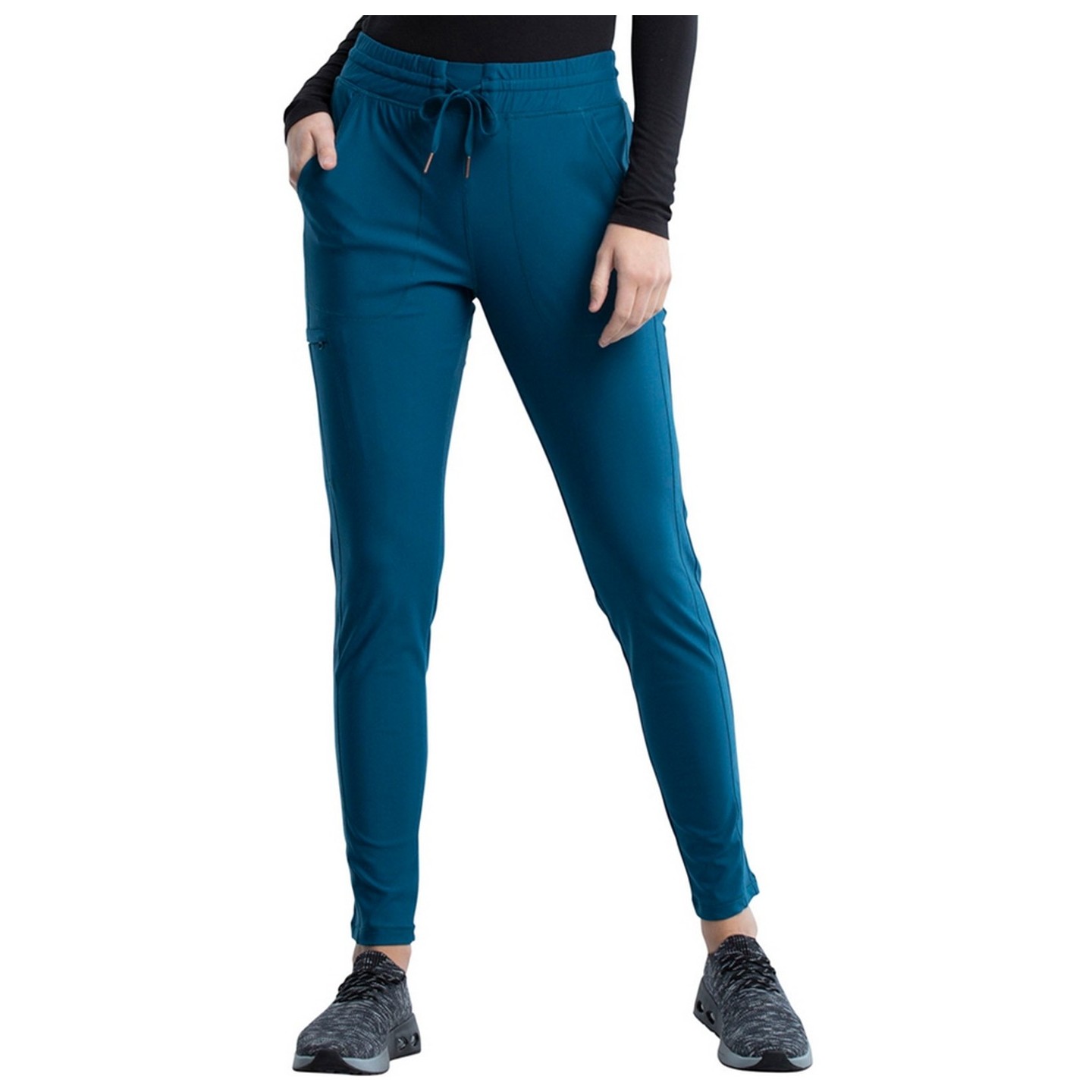 CK095 Mid Rise Tapered Leg Drawstring Pant - Cherokee Form