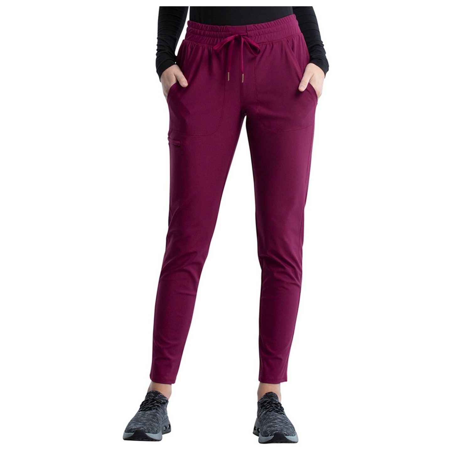 CK095 Mid Rise Tapered Leg Drawstring Pant - Cherokee Form