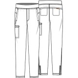 CK185 Pantalon à jambes fuselées pour homme - Cherokee Form