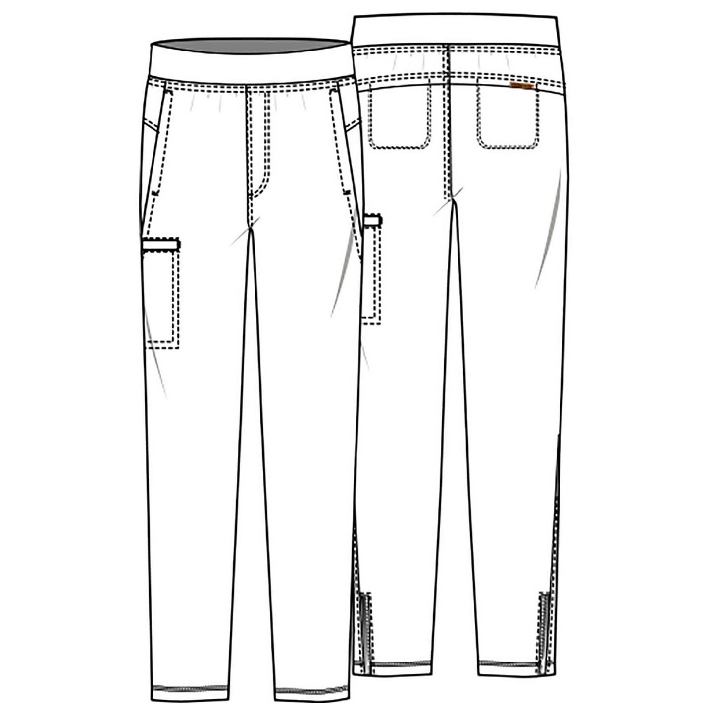 CK185 Men's Tapered Leg Pull-on Pant - Cherokee Form