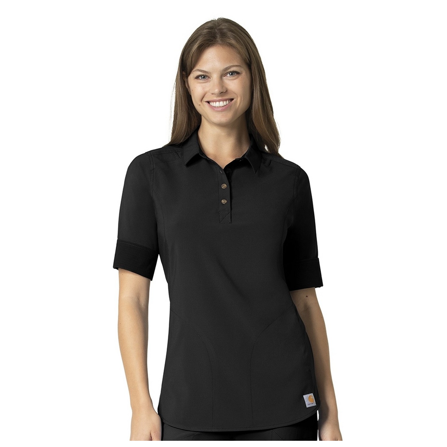 C12710 Carhartt Force Cross-Flex Haut pour Femmes à Manches Convertibles 