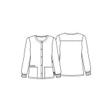 *VENTE FINALE CK321 Cherokee Prints Veste de survêtement à boutons-pression, coloris Science Friends