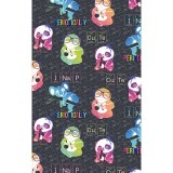 *FINAL SALE CK321 Cherokee Prints Snap Front Print Warm-up Jacket in Science Friends