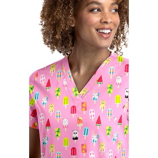 9810 Maevn Haut à Col en V Imprimé pour Femmes - Sweet Summer