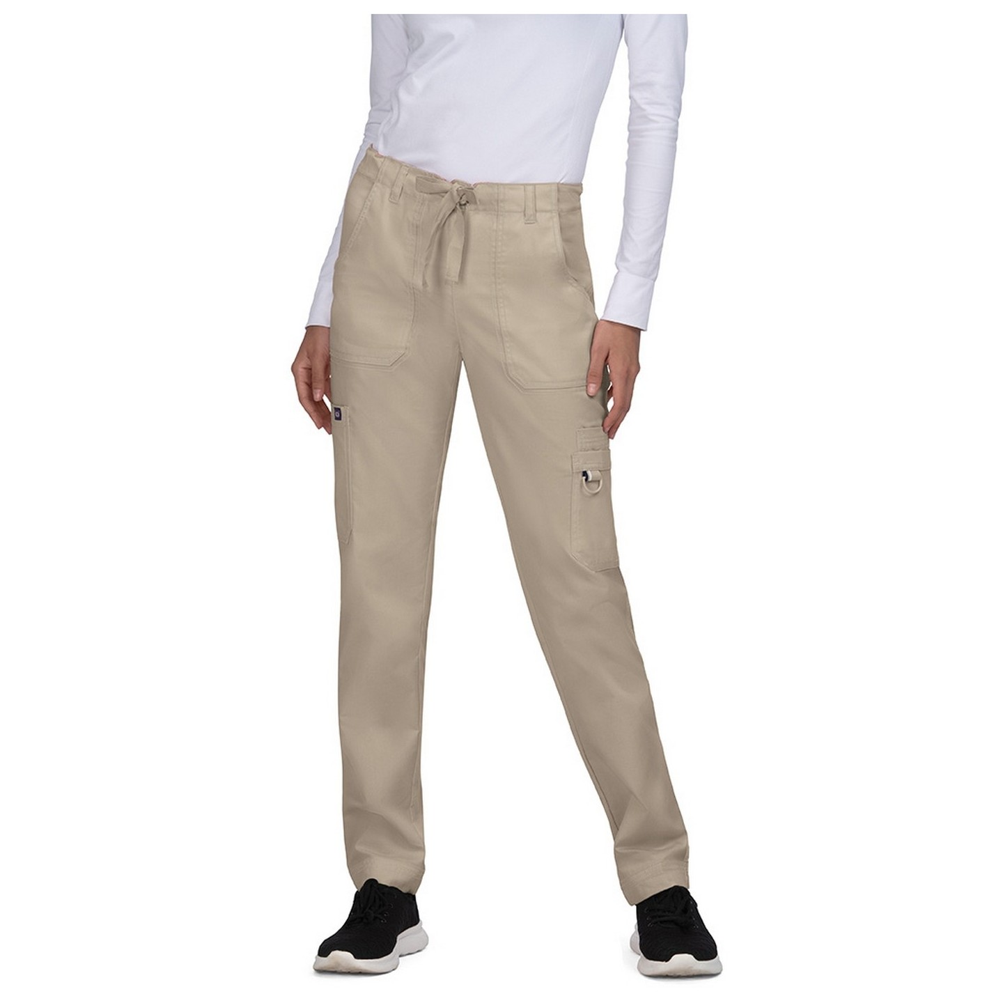 753P Petite koi Stretch Pantalon d'Uniforme 'Sydney' à 8 poches