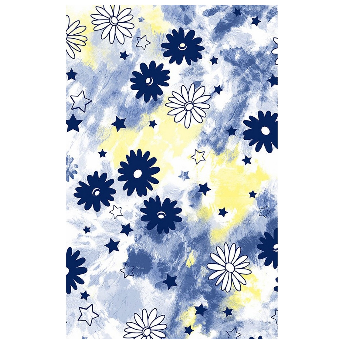 *FINAL SALE HS878 V-Neck Print Top in Daisy Spirit - HeartSoul Prints