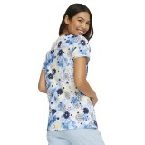 *FINAL SALE HS878 V-Neck Print Top in Daisy Spirit - HeartSoul Prints