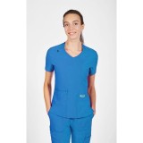 T8030 The Angela Mobb Mentality Slim Fit V-Neck Top