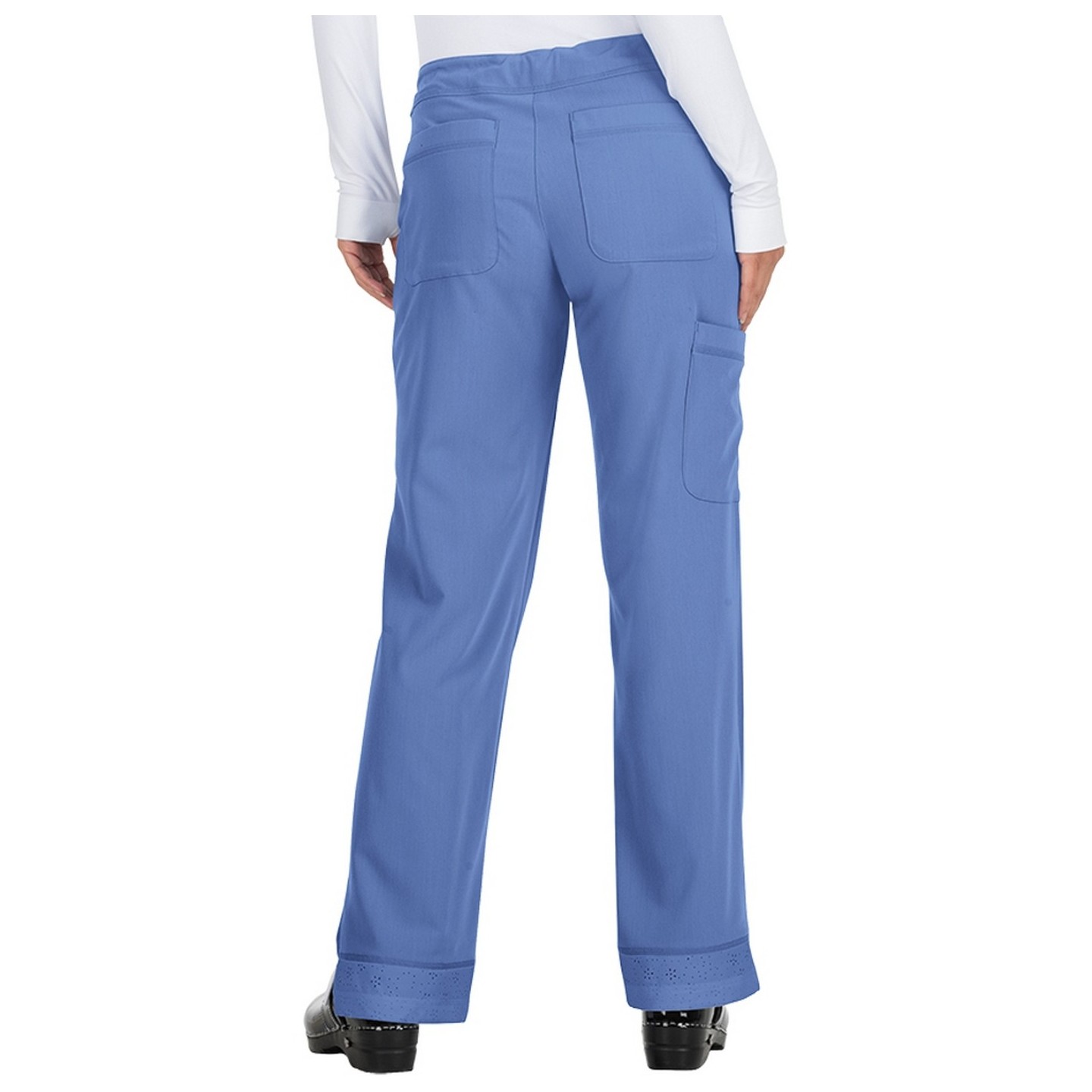 728 Koi Mariposa Maria Drawstring Waist Scrub Pants - True Ceil