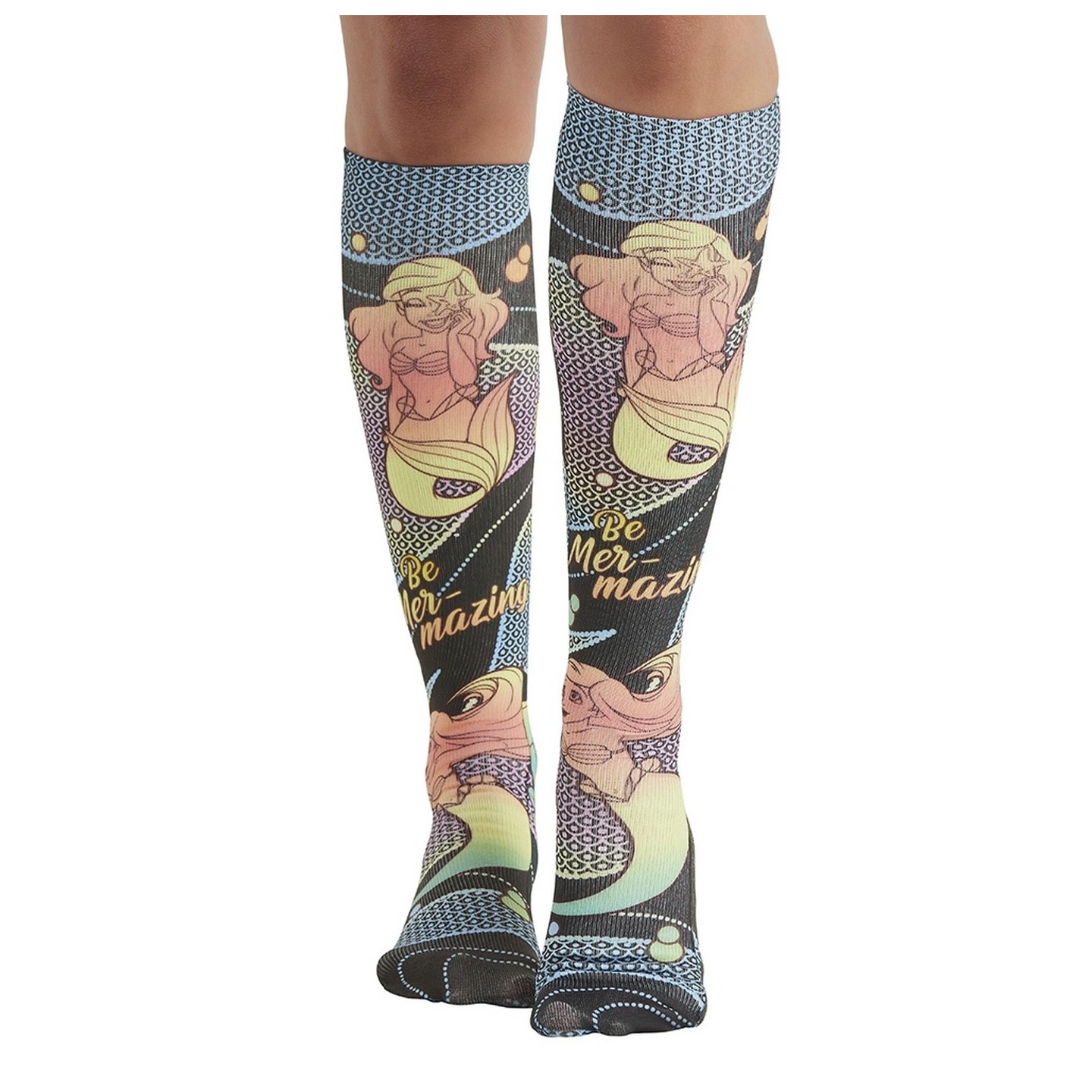 Comfort Support Amazing Ariel High Compression Knee High Socks by Cherokee