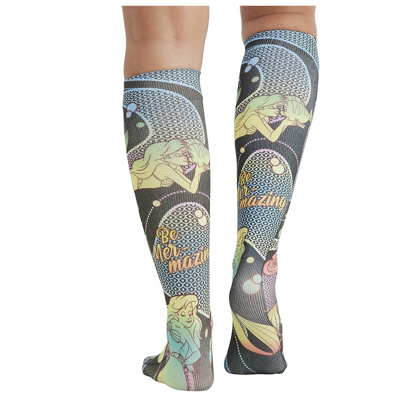 Comfort Support Amazing Ariel High Compression Knee High Socks by Cherokee