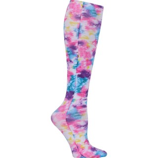 Comfort Support Tie Dye Trip Chaussettes Haut Compression a Hauteur des Genoux de Cherokee