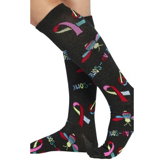 Print Support Bee Au-Some Chaussettes de Compression Moyen Gradué pour Femmes par Cherokee